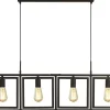 Hanglamp 23203-4BK Plaza