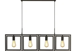 Hanglamp 23203-4BK Plaza