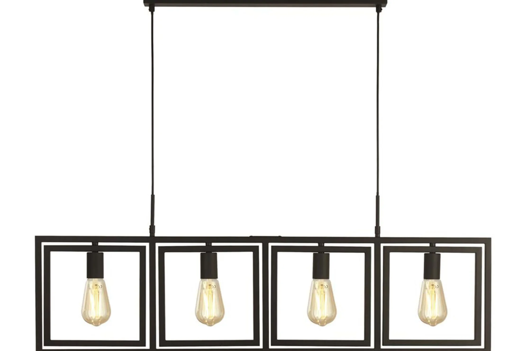 Hanglamp 23203-4BK Plaza