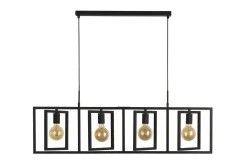 Hanglamp 23203-4BK Plaza