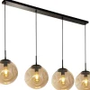 Hanglamp 22123-4BK Punch