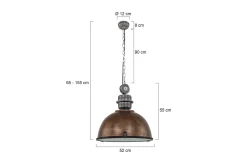 Hanglamp 7834B XXL Bikkel