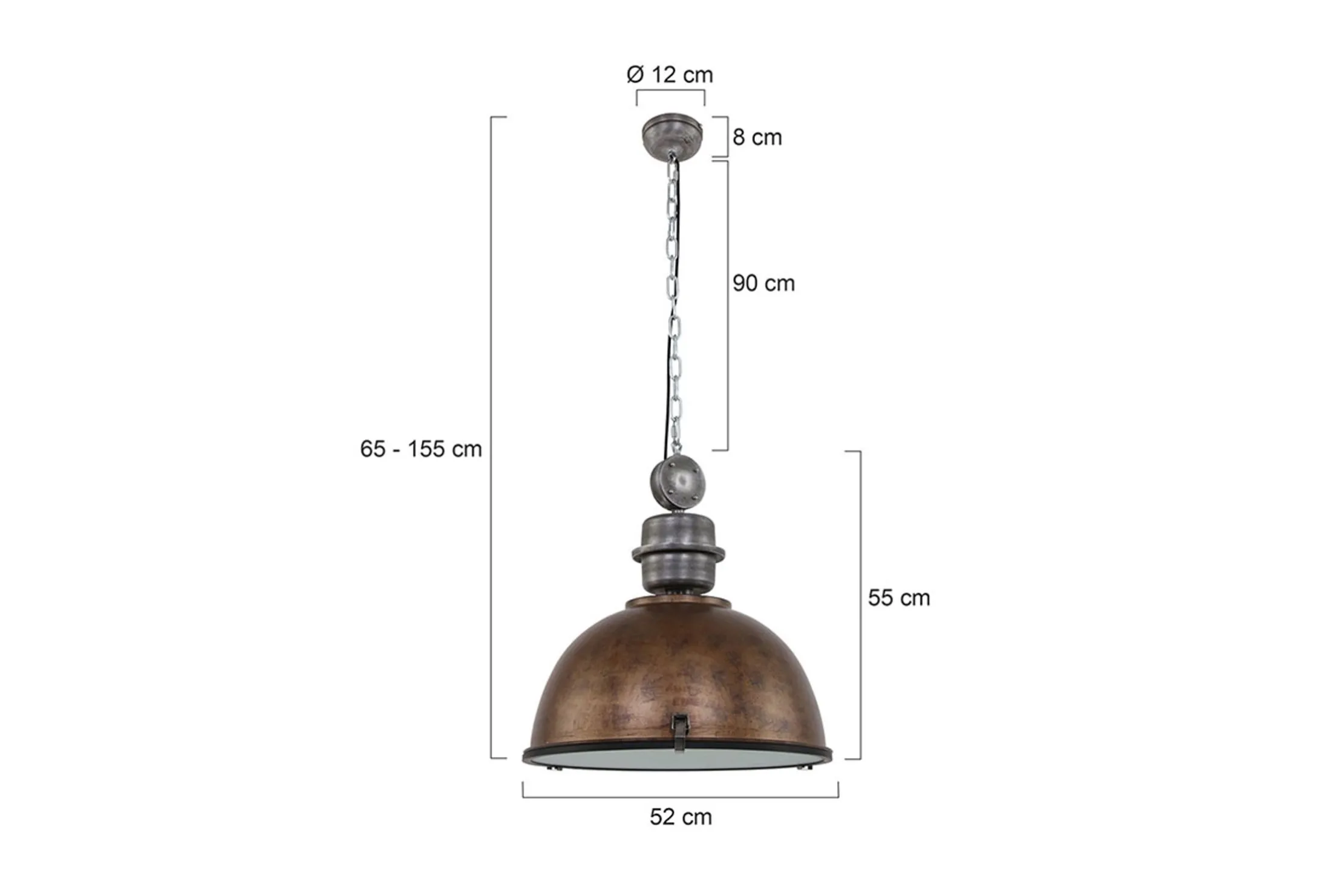 Hanglamp 7834B XXL Bikkel