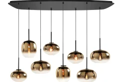 Hanglamp goudkleurig glas Bellini