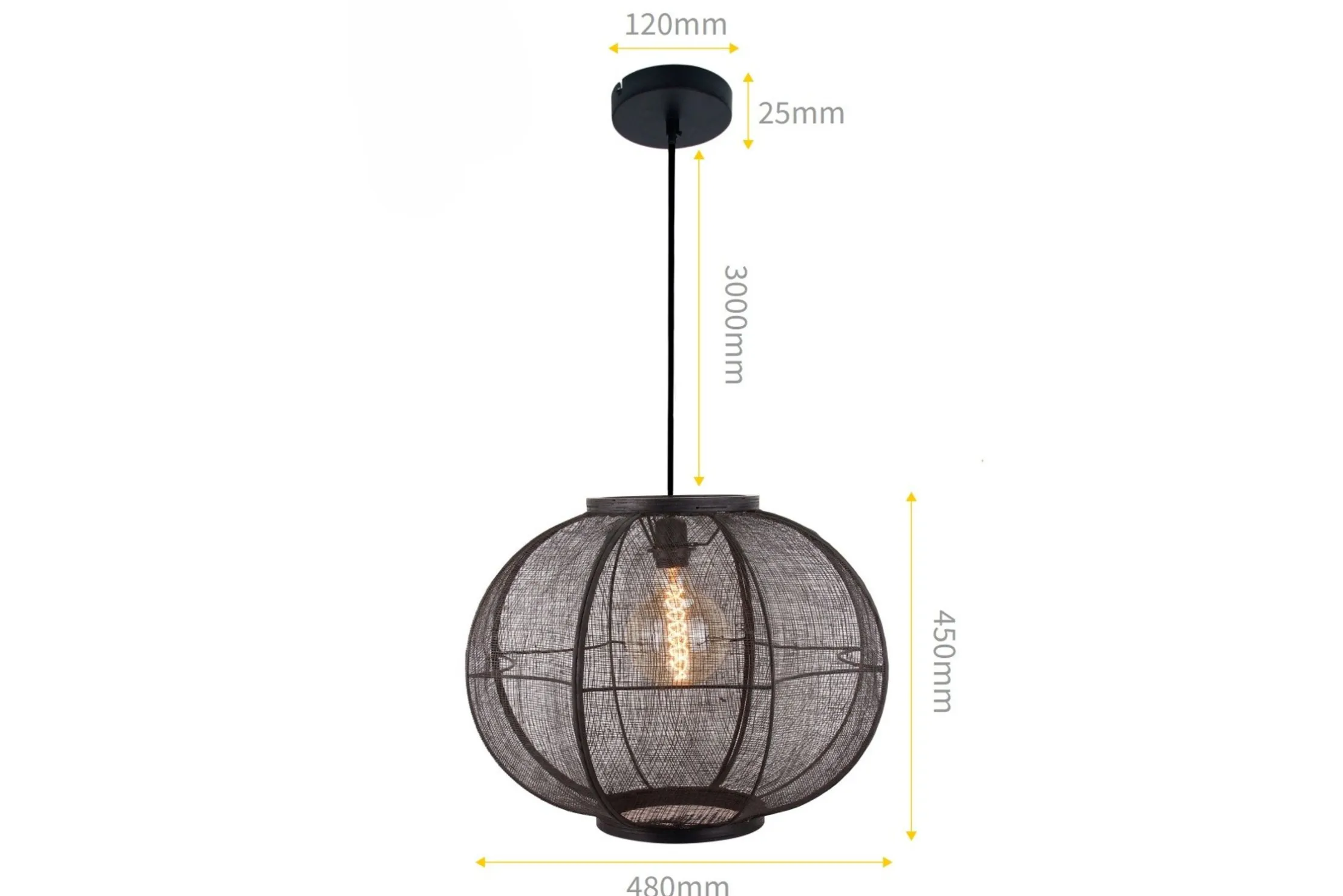 Hanglamp 05-HL4039-30 Fabric