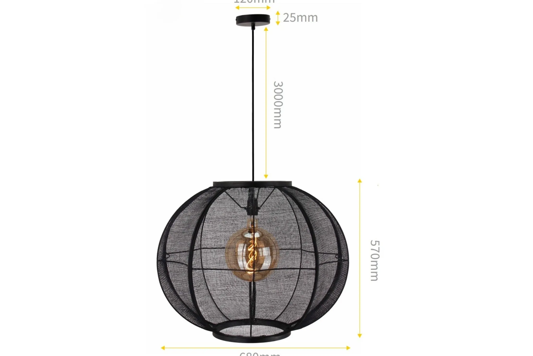 Hanglamp 05-HL4041-30 Fabric