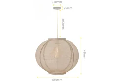 Hanglamp 05-HL4040-59 Fabric