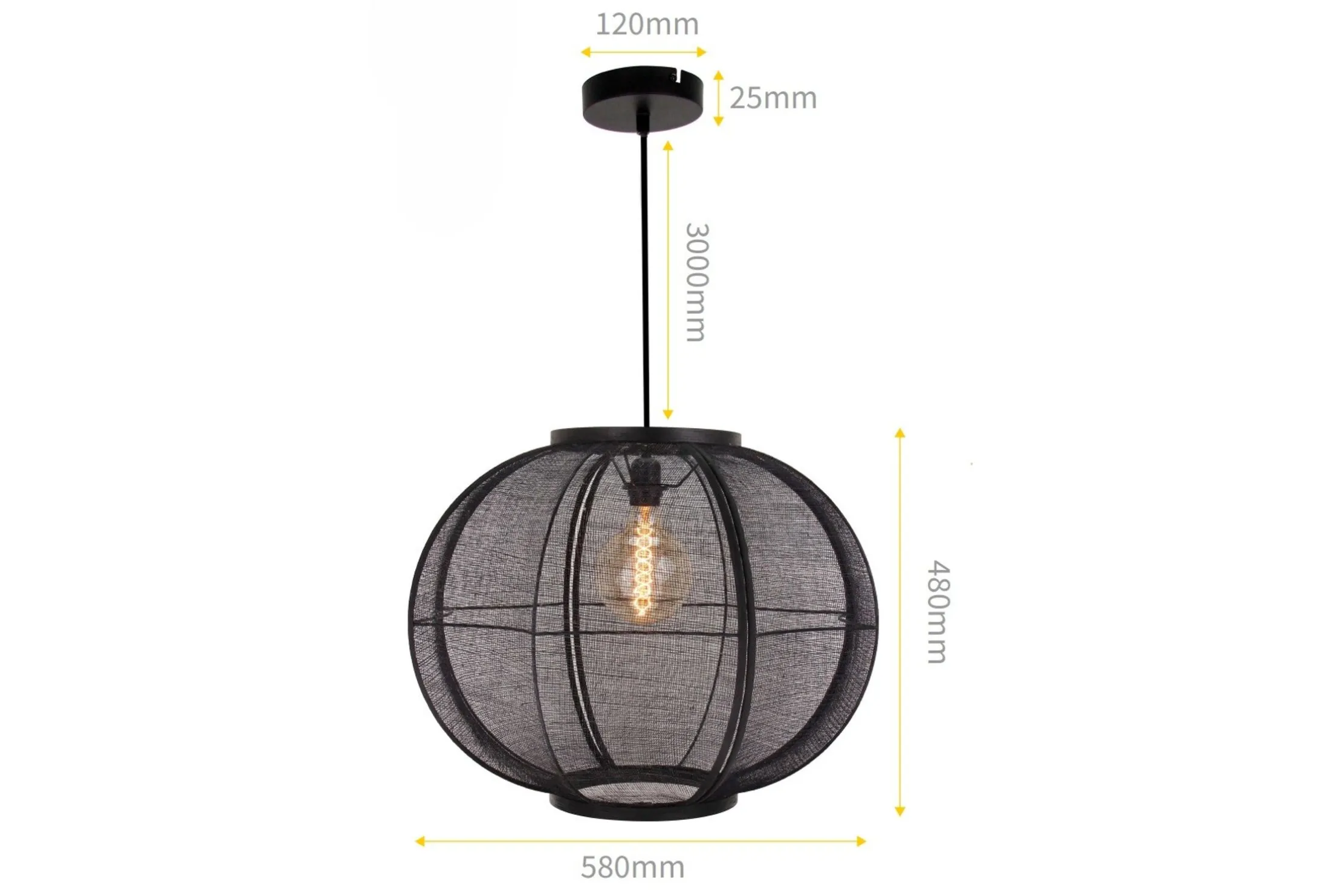Hanglamp 05-HL4040-30 Fabric