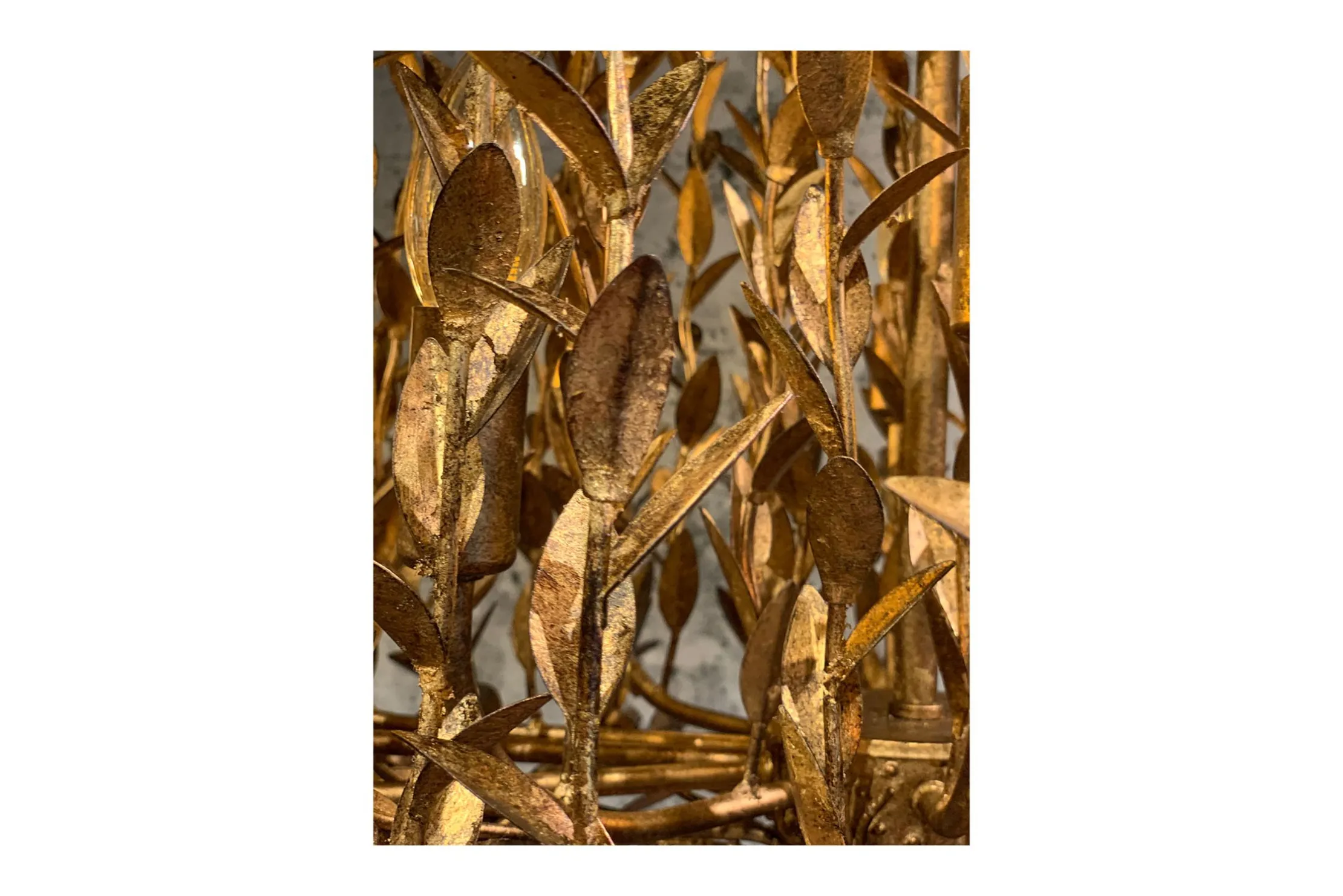 Hanglamp LB039/9+1 ambachtelijk brons Aix | Leclercq & Bouwman