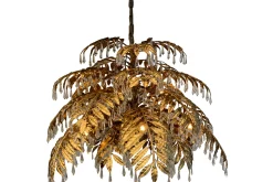 Hanglamp LB023/9 ambachtelijk brons Bellagio | Leclercq & Bouwman