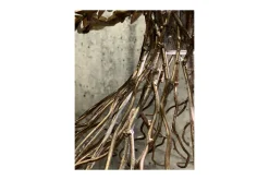 Hanglamp LB039/9+1 ambachtelijk zilver Aix | Leclercq & Bouwman