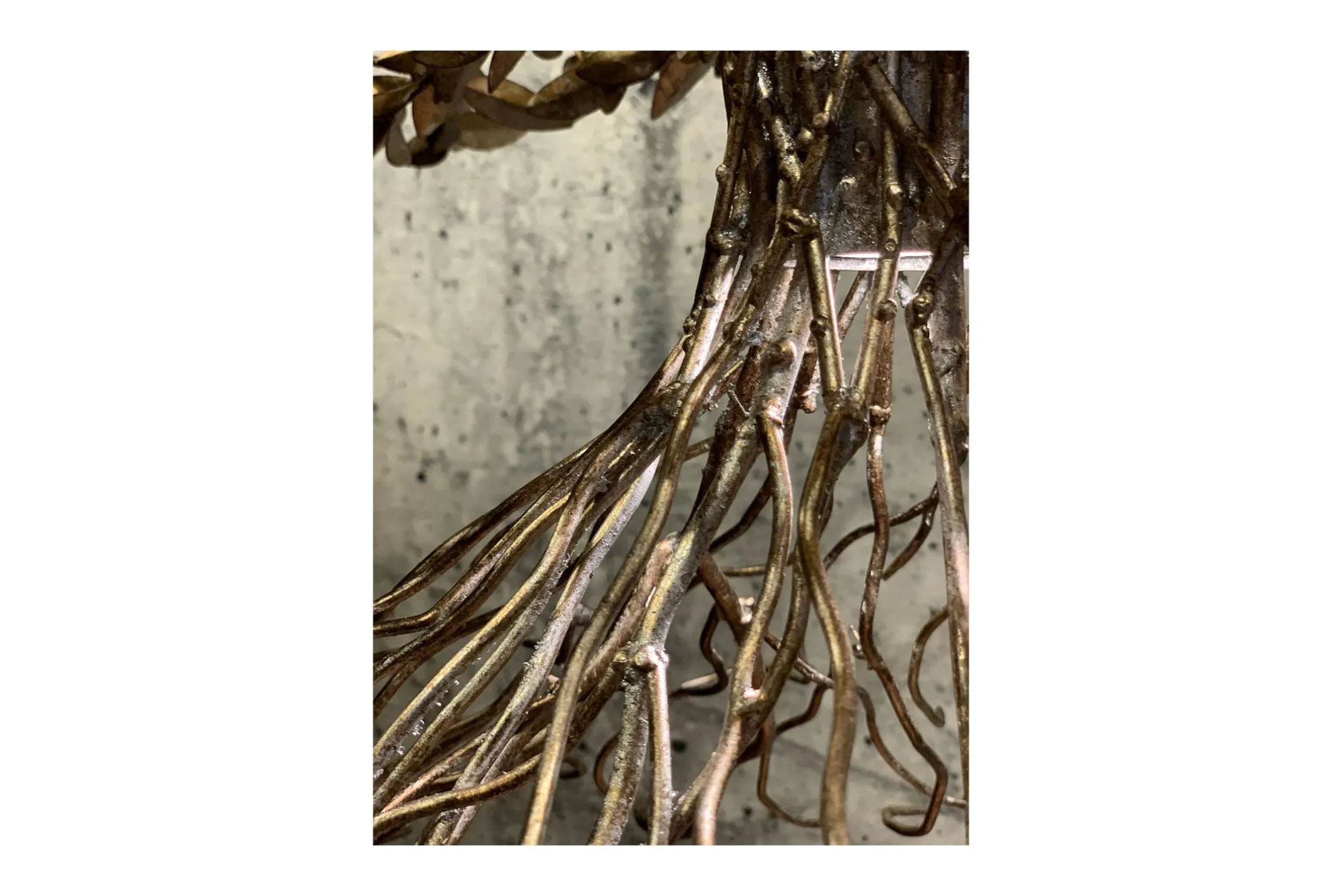 Hanglamp LB039/9+1 ambachtelijk zilver Aix | Leclercq & Bouwman