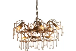Hanglamp LB451-12 brons Como | Leclercq & Bouwman