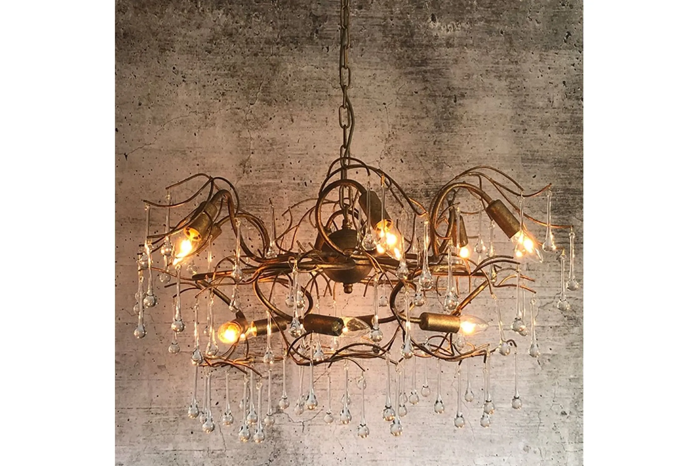 Hanglamp LB451-12 brons Como | Leclercq & Bouwman