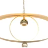 Hanglamp LB049-1+1 ovaal textured white Breeze | Leclercq & Bouwman