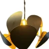 Hanglamp LB555-3+1 rond brons Galaxy | Leclercq & Bouwman