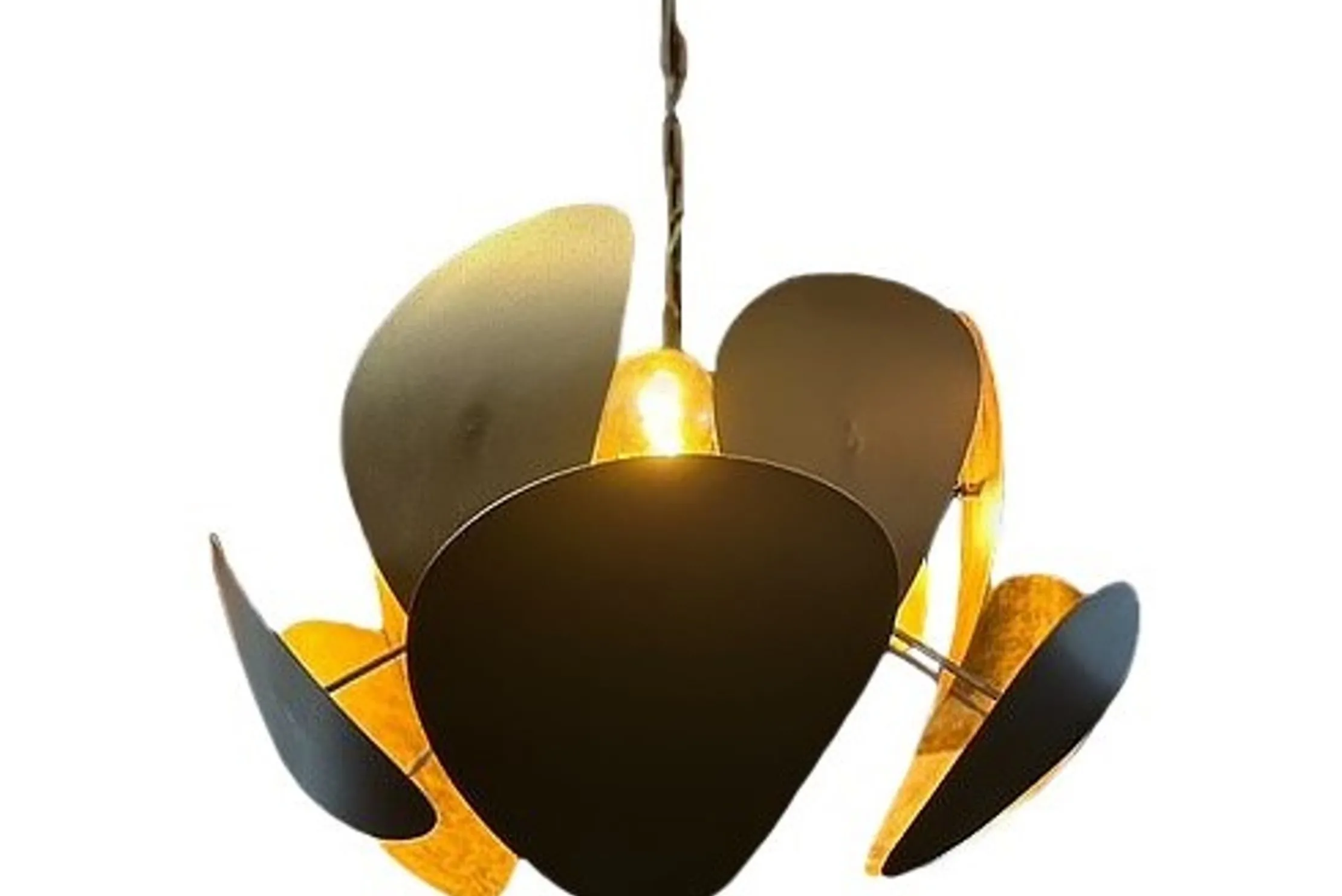 Hanglamp LB555-3+1 rond brons Galaxy | Leclercq & Bouwman
