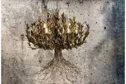 Hanglamp LB039/9+1 rustiek Aix | Leclercq & Bouwman