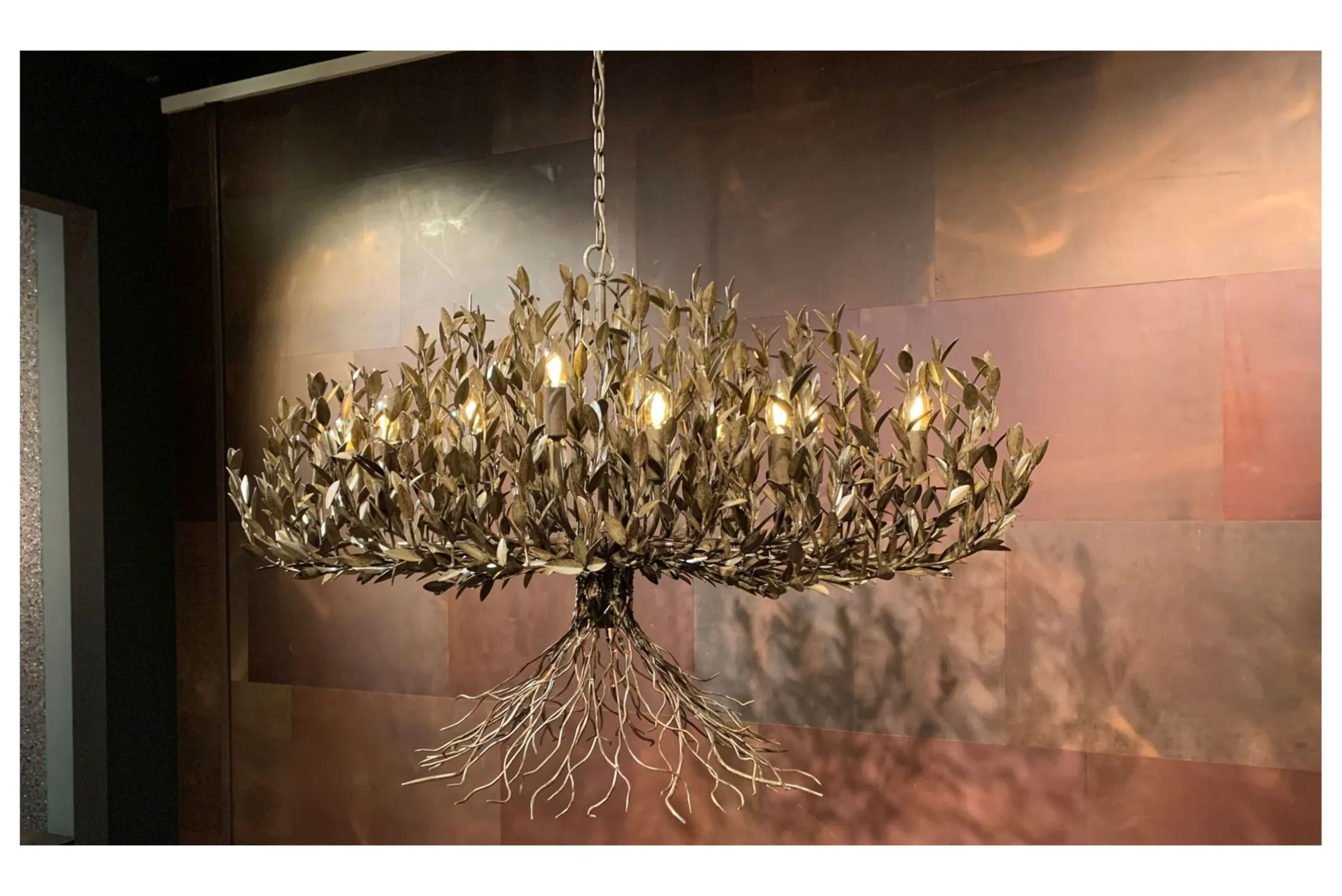 Hanglamp LB039/12+1 rustiek Aix | Leclercq & Bouwman