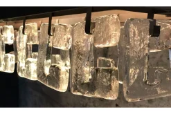 Hanglamp LB018-8+1 silver Casero | Leclercq & Bouwman