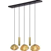 Hanglamp 5-lichts Amber Melt