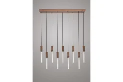 Hanglamp 9-lichts Antiek Brons Maud