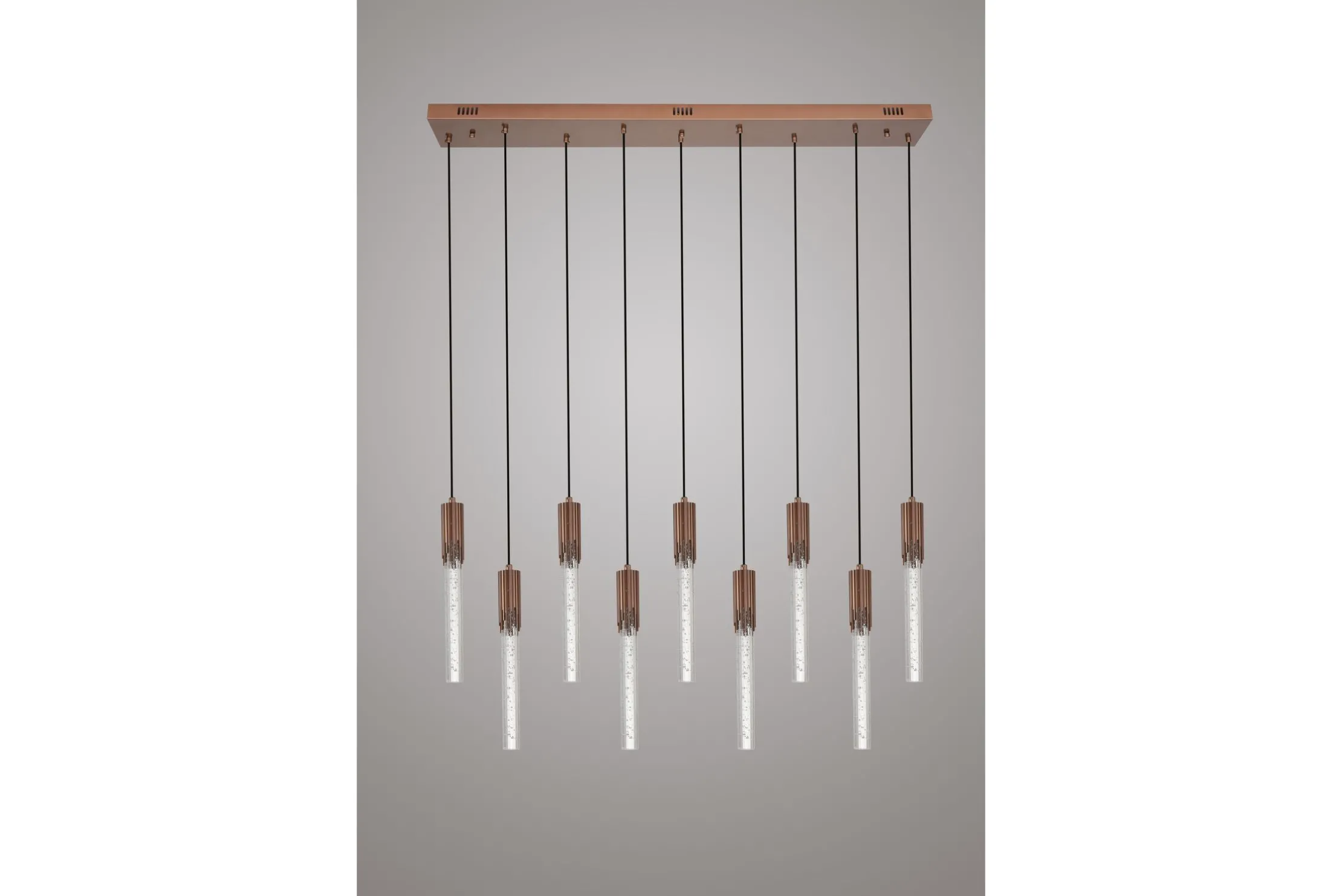 Hanglamp 9-lichts Antiek Brons Maud