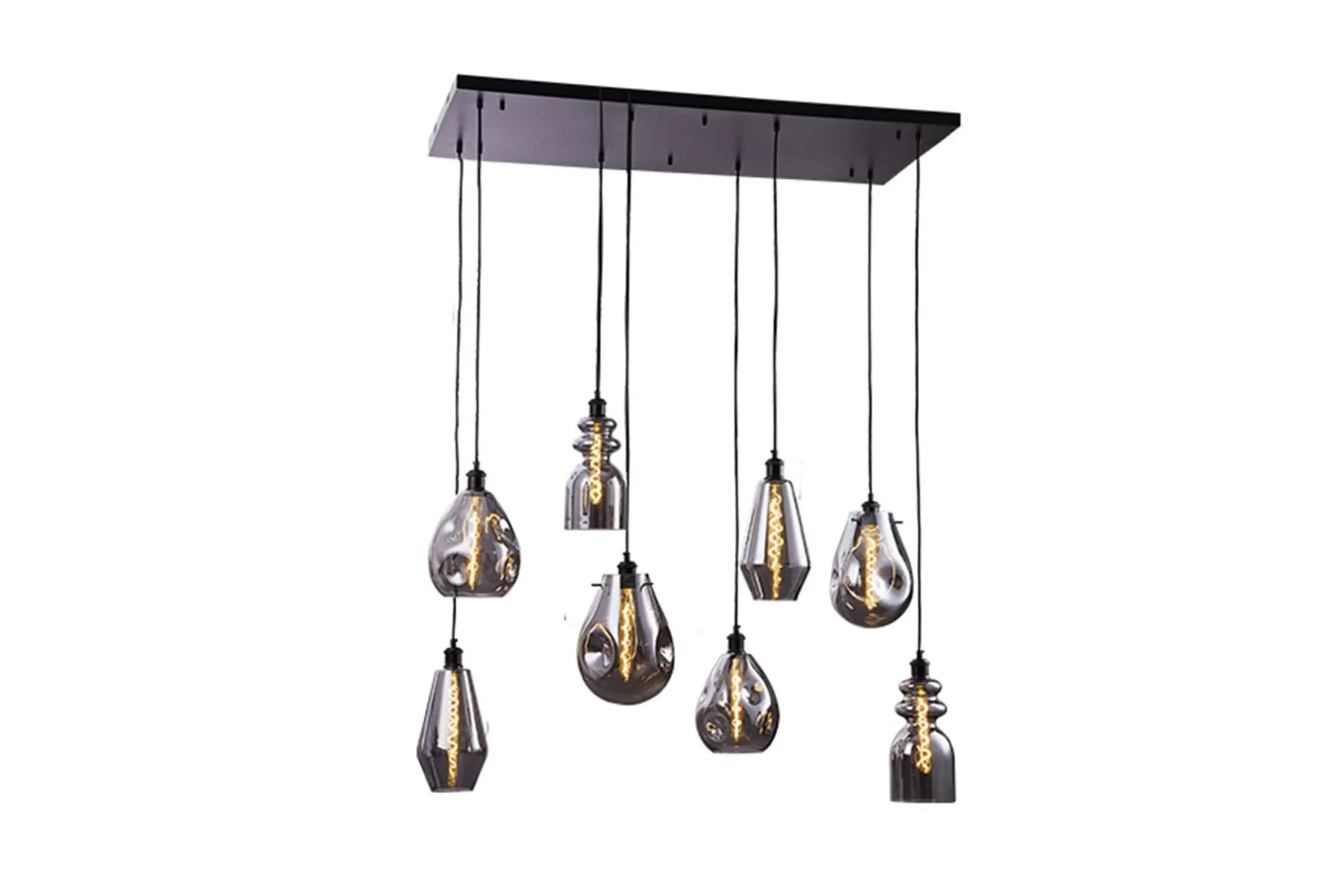 Hanglamp 8-lichts Cayden