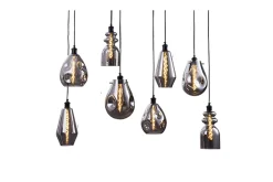 Hanglamp 8-lichts ovaal Cayden