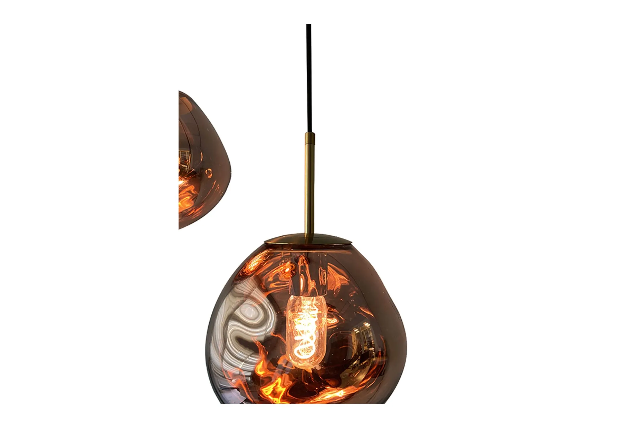 Hanglamp 3-lichts rond Rood Boaz