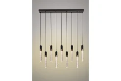 Hanglamp 9-lichts Zwart Maud