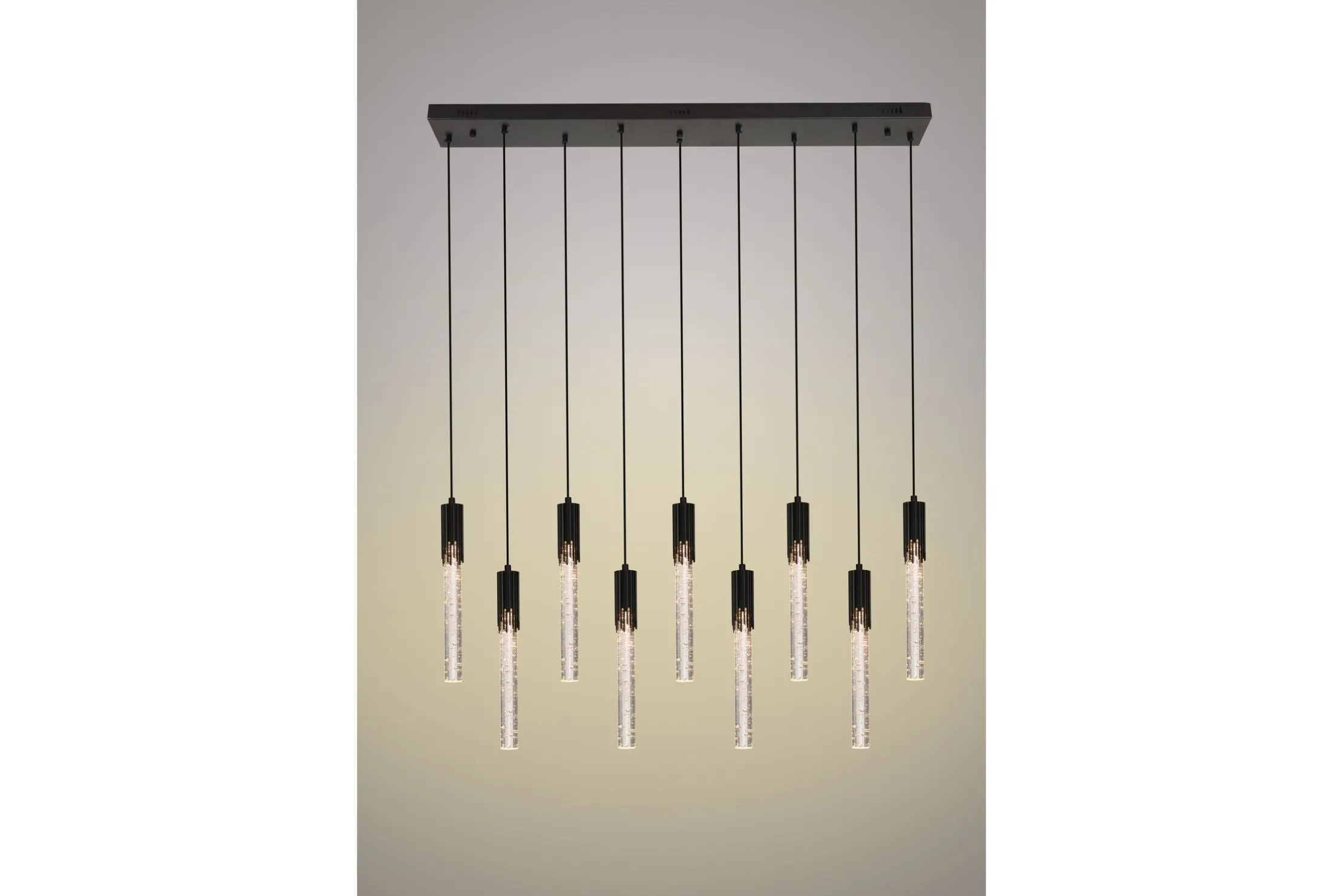 Hanglamp 9-lichts Zwart Maud