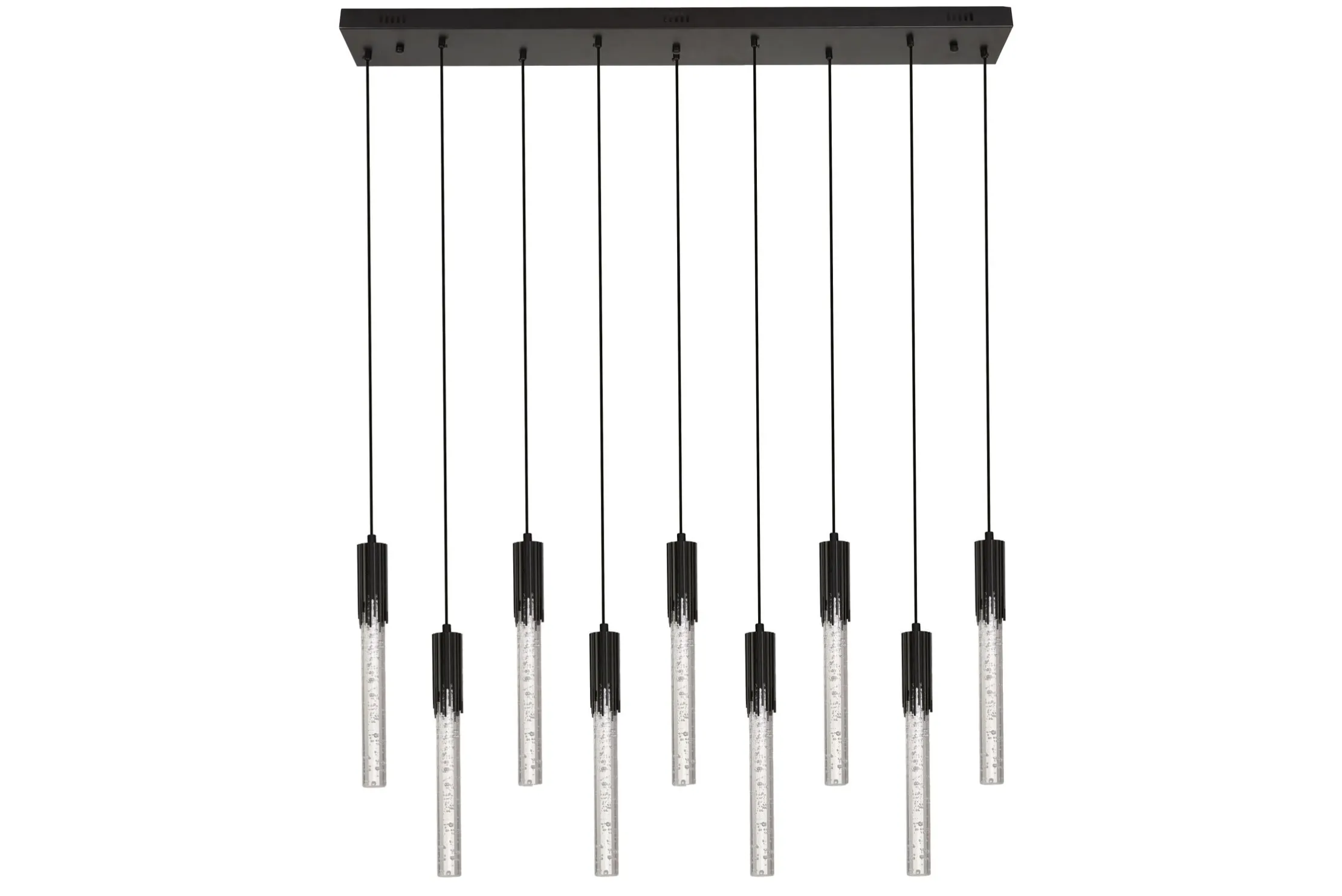 Hanglamp 9-lichts Zwart Maud