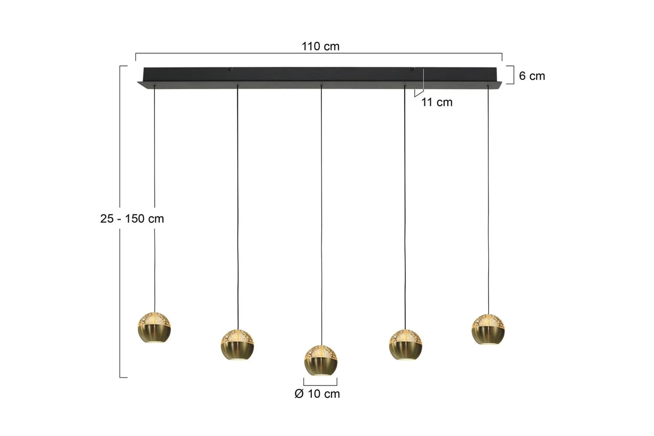 Hanglamp 4586ME Belluno