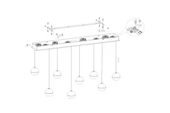 Hanglamp 4592ME Belluno