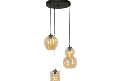Hanglamp 2262-05-35-3-14-237 Quinto Amber