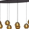 Hanglamp 2264-05-160-60-8-8 Quinto Smoke