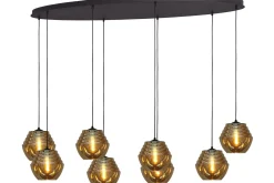 Hanglamp 2264-05-160-60-8-8 Quinto Smoke