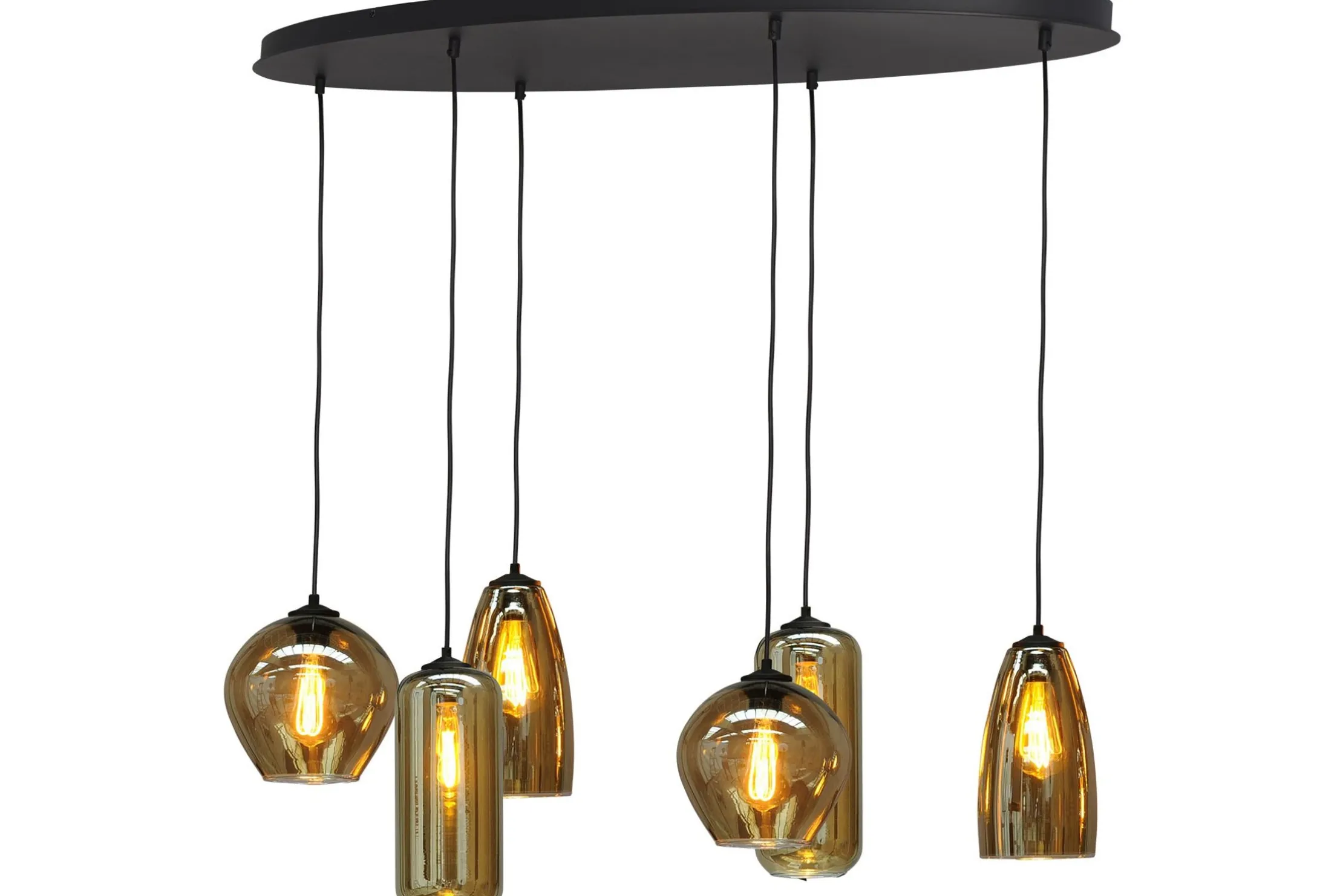 Hanglamp 2264-05-130-50-6-351 Quinto Smoke