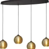 Hanglamp 2264-05-100-40-4-6 Quinto Smoke