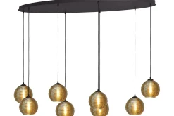 Hanglamp 2264-05-160-60-8-6 Quinto Smoke