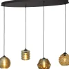 Hanglamp 2264-05-100-40-4-678 Quinto Smoke