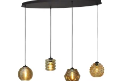Hanglamp 2264-05-100-40-4-678 Quinto Smoke