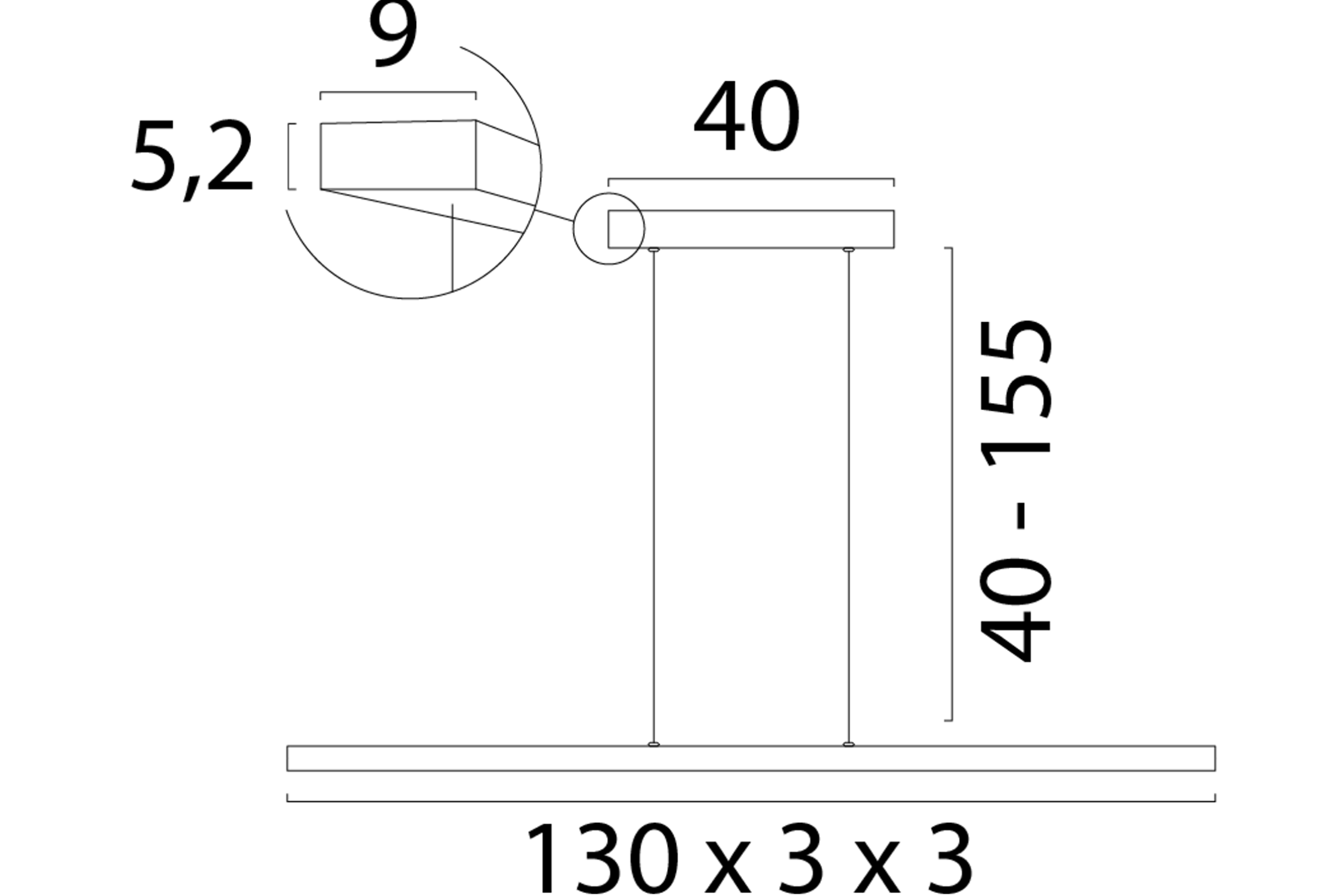Hanglamp Real 3