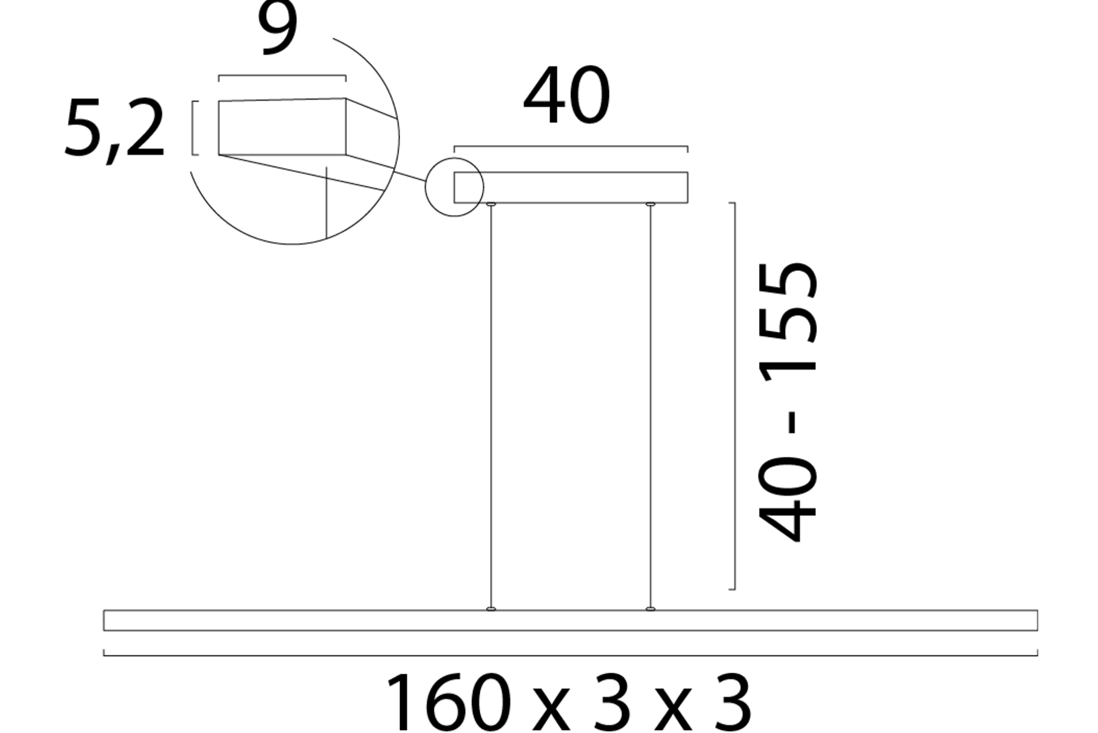 Hanglamp Real 3