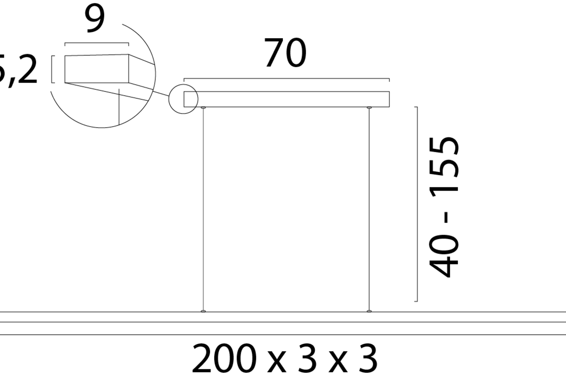 Hanglamp Real 3