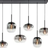 Hanglamp rookkleurig glas Bellini