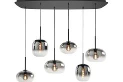 Hanglamp rookkleurig glas Bellini
