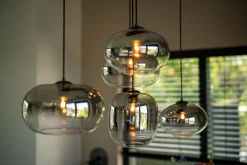 Hanglamp rookkleurig glas Bellini