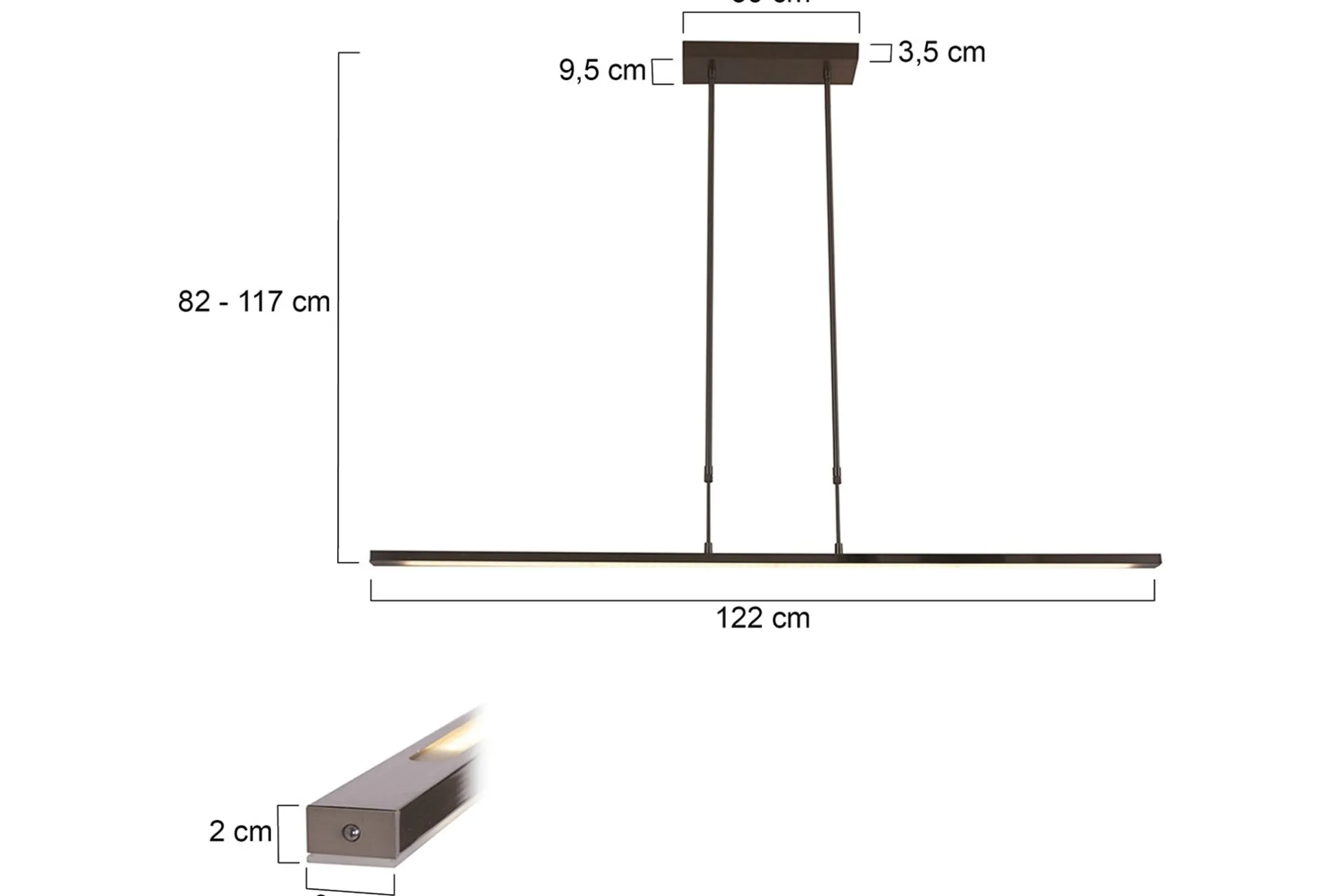 Hanglamp 1482ST Zelena
